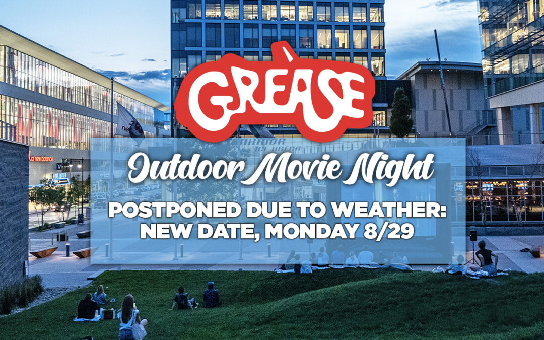 Outdoor Movie Night- Grease – August 17, 2022